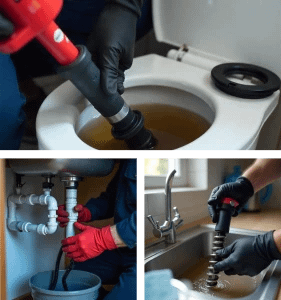 Débouchage des toilettes et lavabos