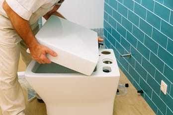 cuvette WC fissurée