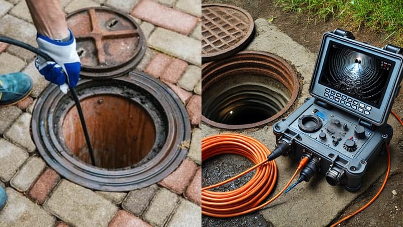 Inspection caméra fosse septique Habay