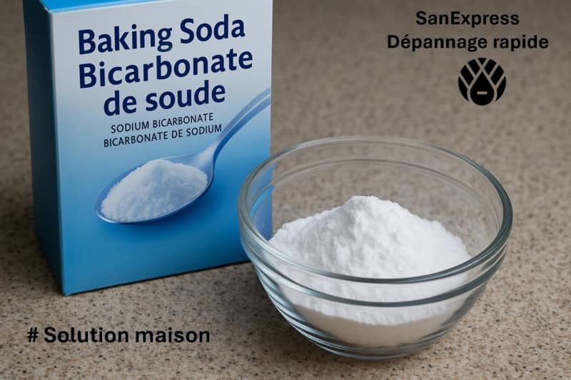 Bicarbonate de soude pour débouchage